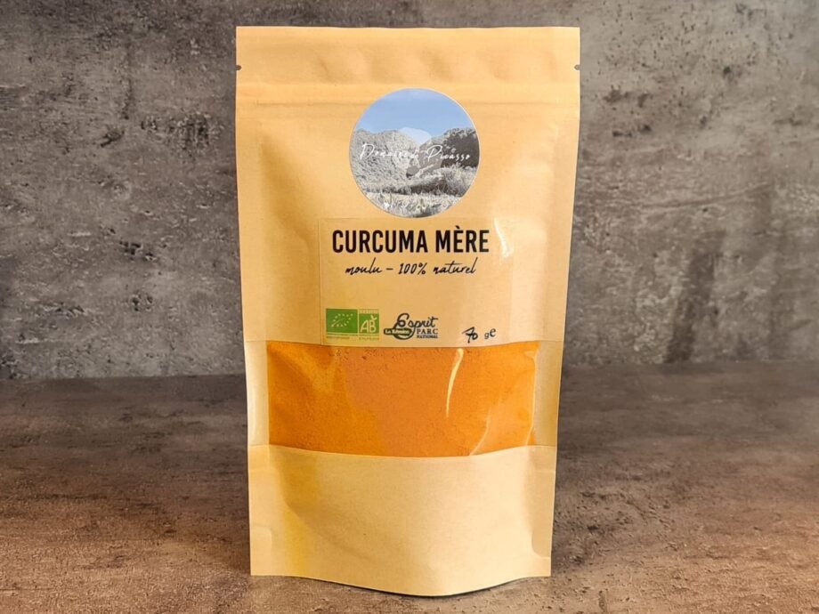 Curcuma mère bio de La Réunion - 1 kilo