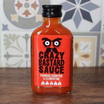 Sauce Piquante Crazy Bastard - Trinidad Scorpion & Clémentine 100ml - Les épices curieuses