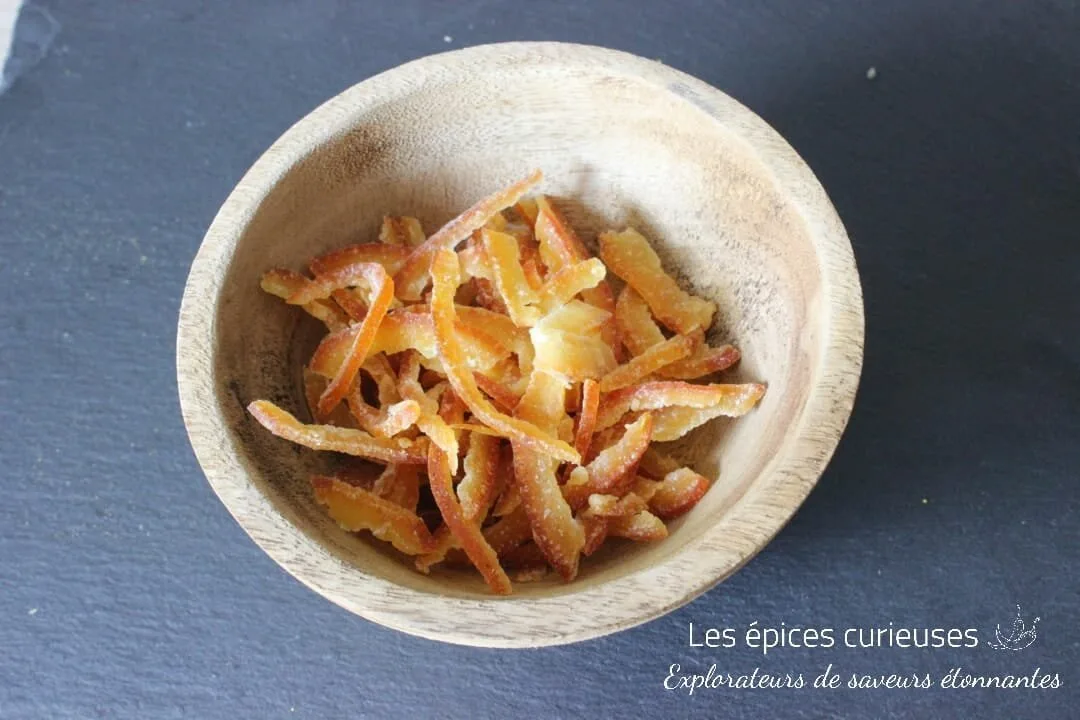 Ecorce d'iyokan Japonnais confite - Les épices curieuses