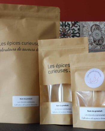 Nos emballages - Packaging - Les épices curieuses