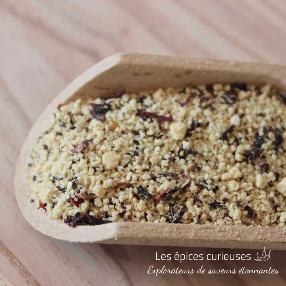 Fleur de sel Hibiscus Gingembre   Les épices curieuses