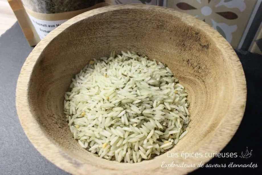 Riz Basmati aux Herbes Aromatiques   Les épices curieuses