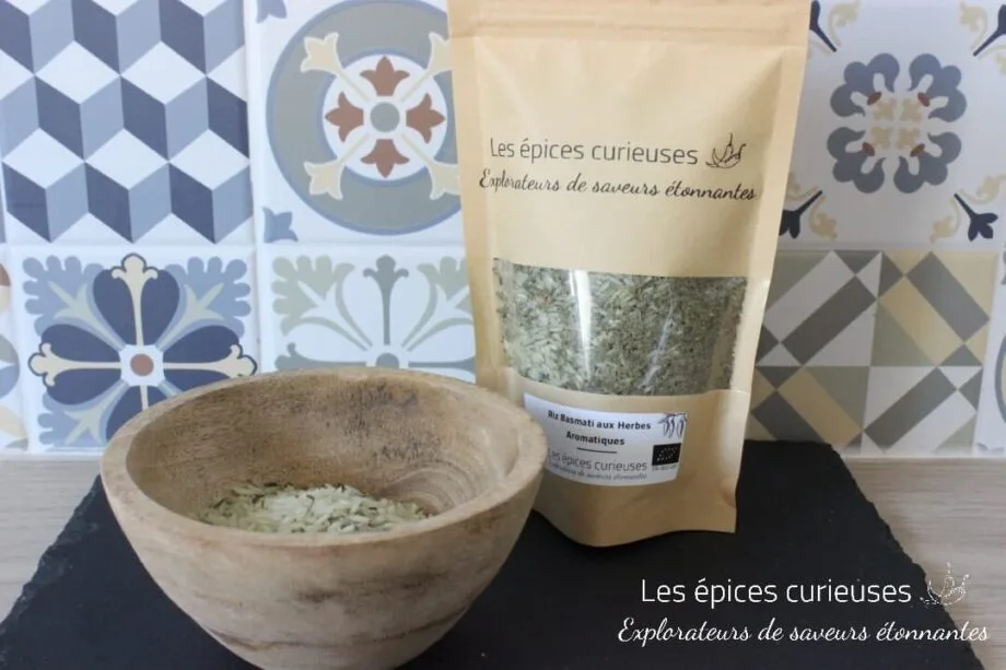 Riz basmati aux herbes aromatiques   Les épices curieuses