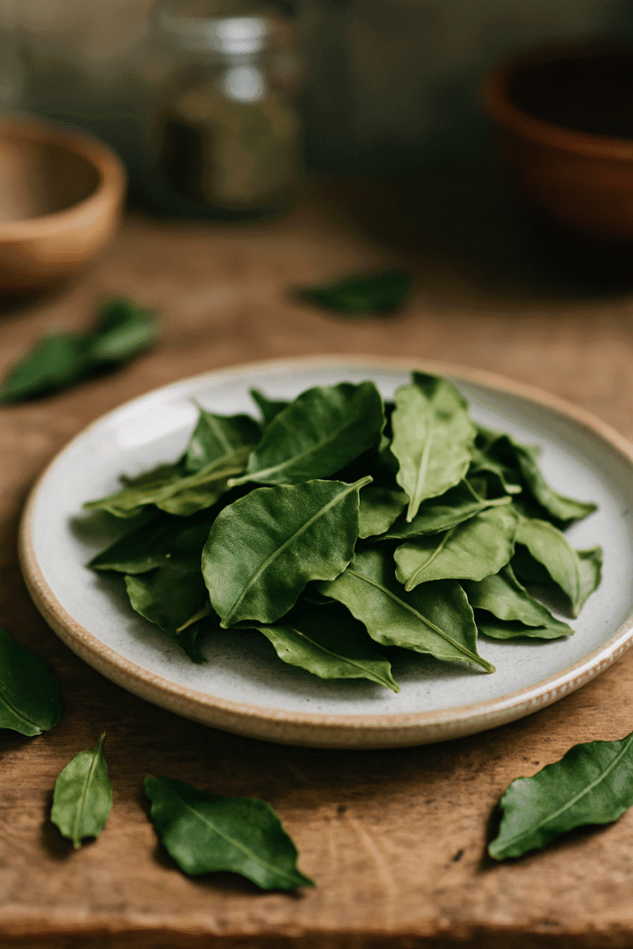 Combava feuille entière   1000G   Les épices curieuses