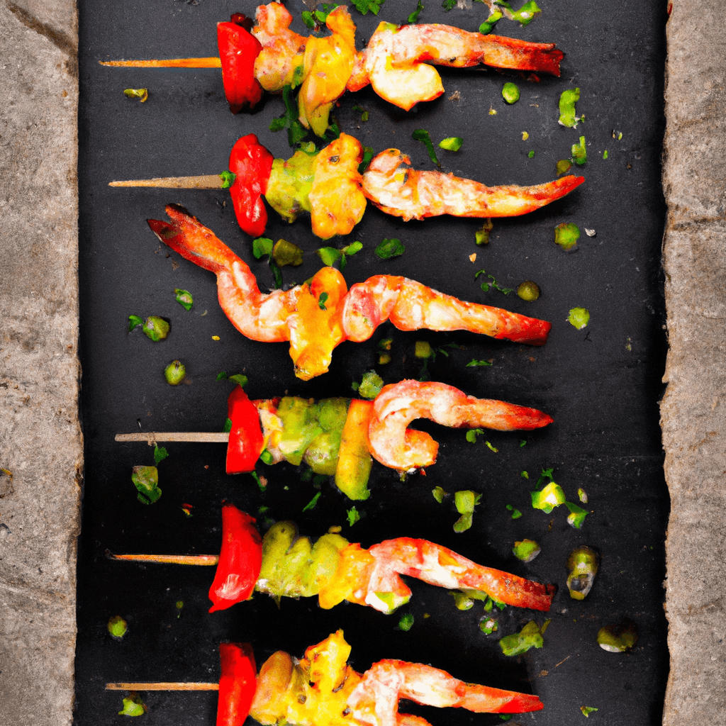 Brochettes de crevettes marinées au paprika fumé et citron vert – recette barbecue savoureuse et facile- Les épices curieuses