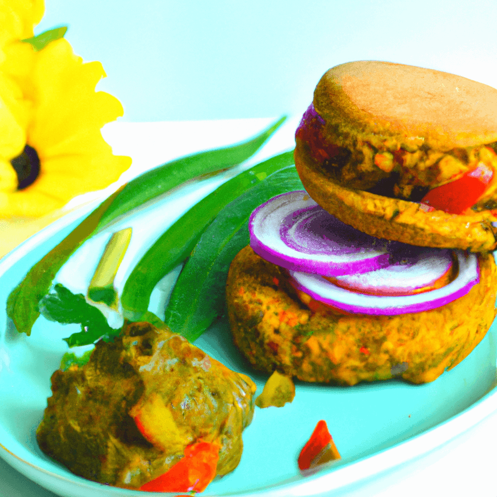 Burgers végétariens au curry rouge et coriandre fraîche – Recette savoureuse et facile à faire- Les épices curieuses