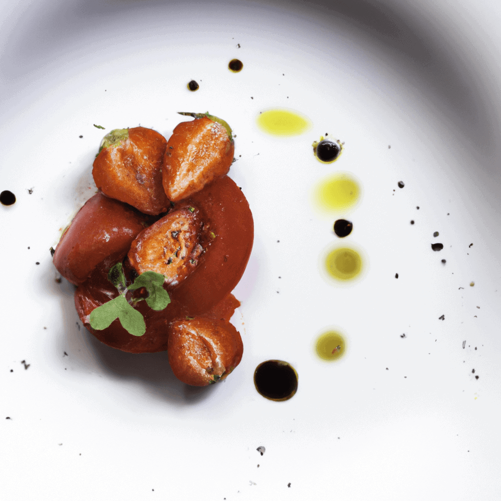 Carpaccio de tomates anciennes, fraises & vinaigre balsamique fumé- Les épices curieuses