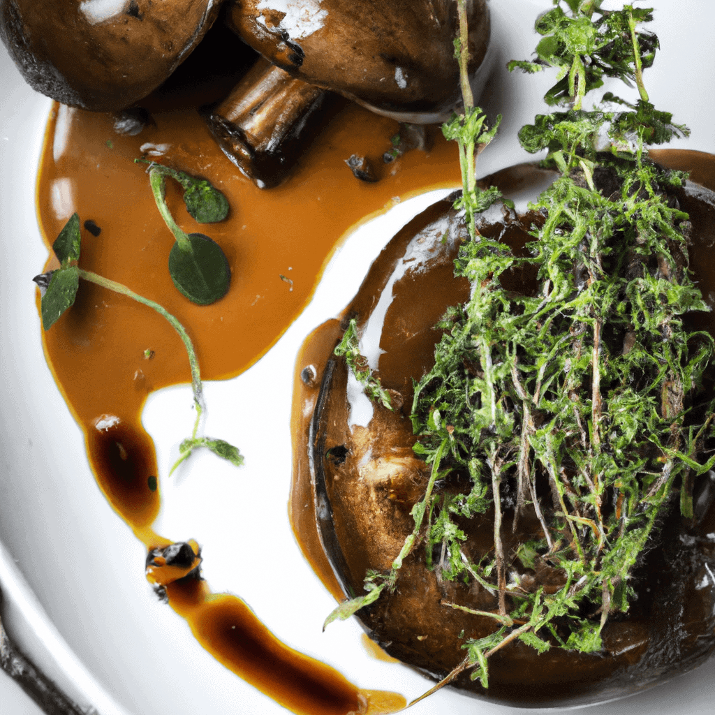 Champignons portobello grillés, sauce BBQ balsamique & thym- Les épices curieuses