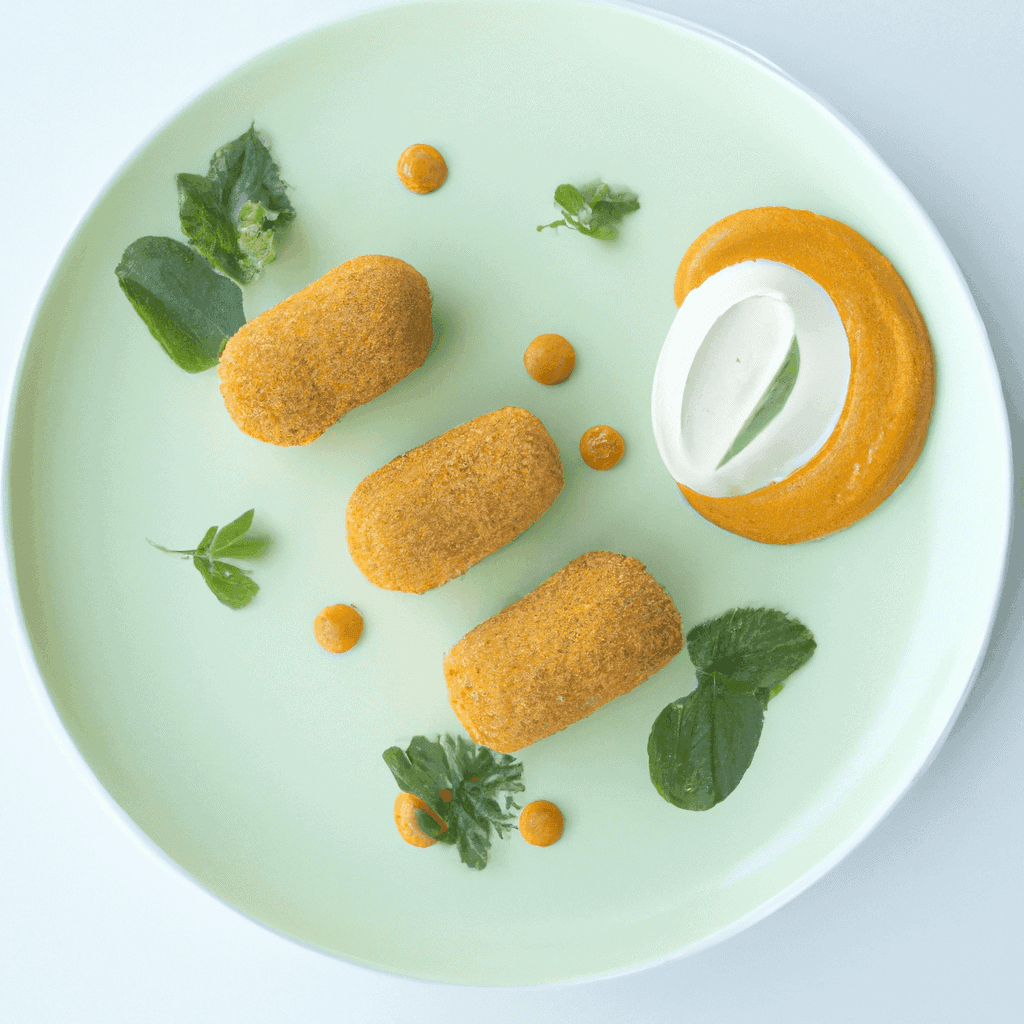 Croquettes de lentilles corail & carottes, sauce yaourt au citron- Les épices curieuses