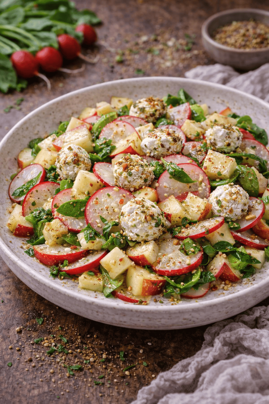 Salade croquante de radis - Les épices curieuses