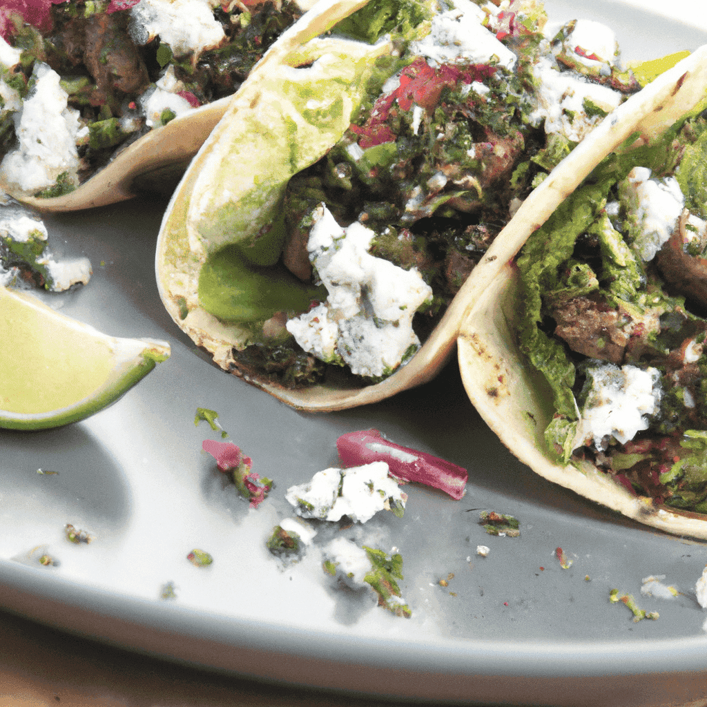 Tacos gourmands à la pastèque grillée, feta et salsa menthe-citron rafraîchissante- Les épices curieuses