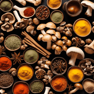 Les meilleures épices à associer avec vos champignons pour un plat savoureux - Les épices curieuses