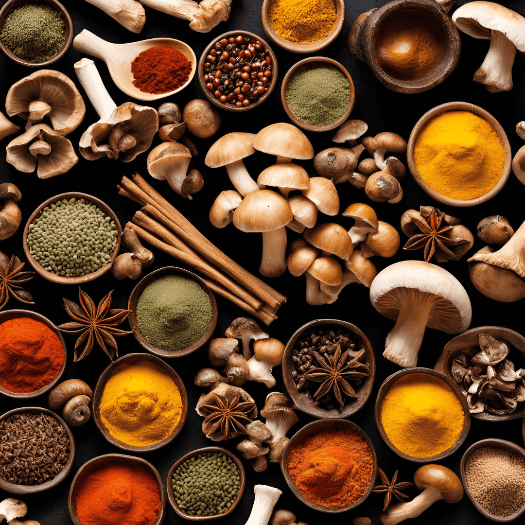 Les meilleures épices à associer avec vos champignons pour un plat savoureux - Les épices curieuses