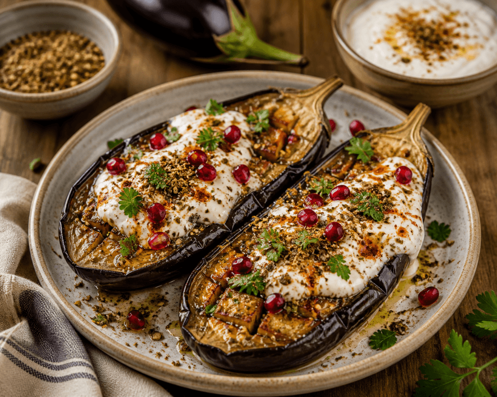Aubergines rôties et yaourt fumé - Les épices curieuses