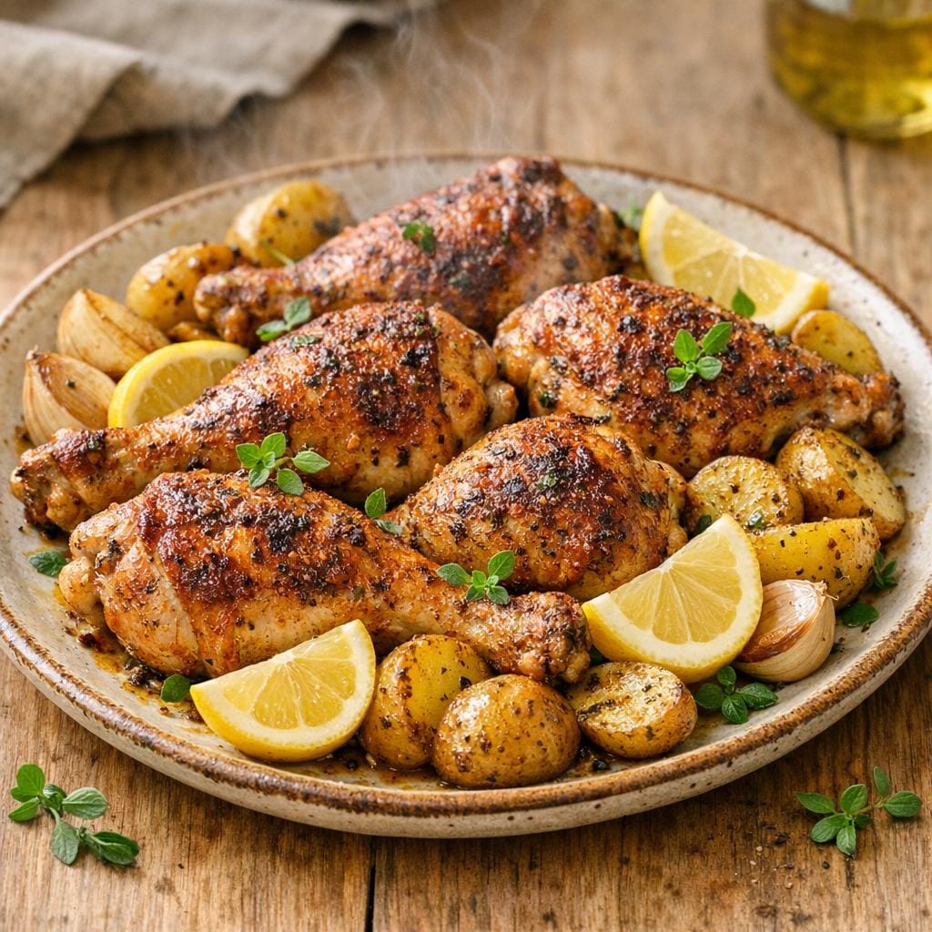 Cuisses de poulet rôties au Fuego provençal avec Fuego provençal