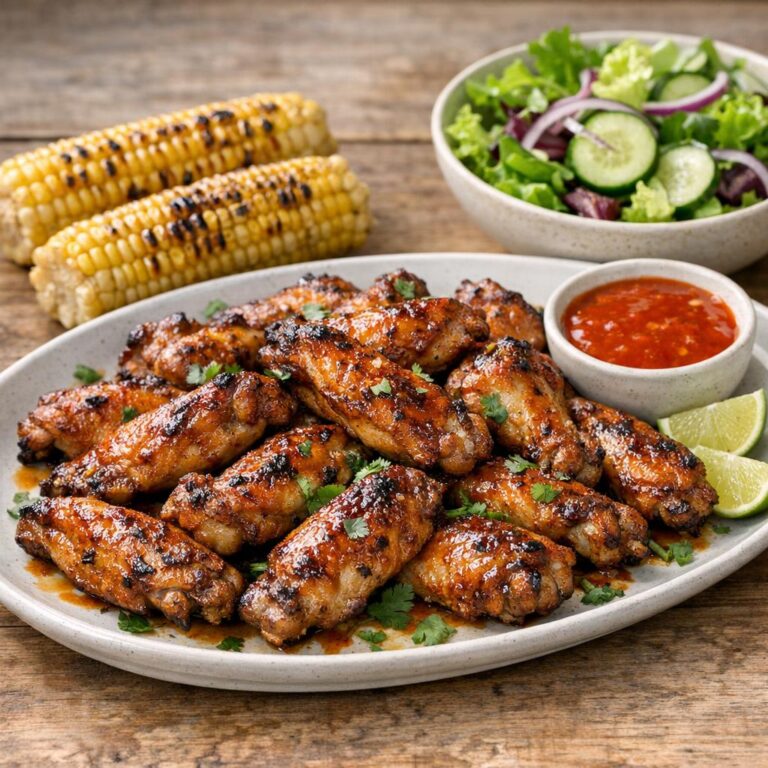 ailes de poulet grillées