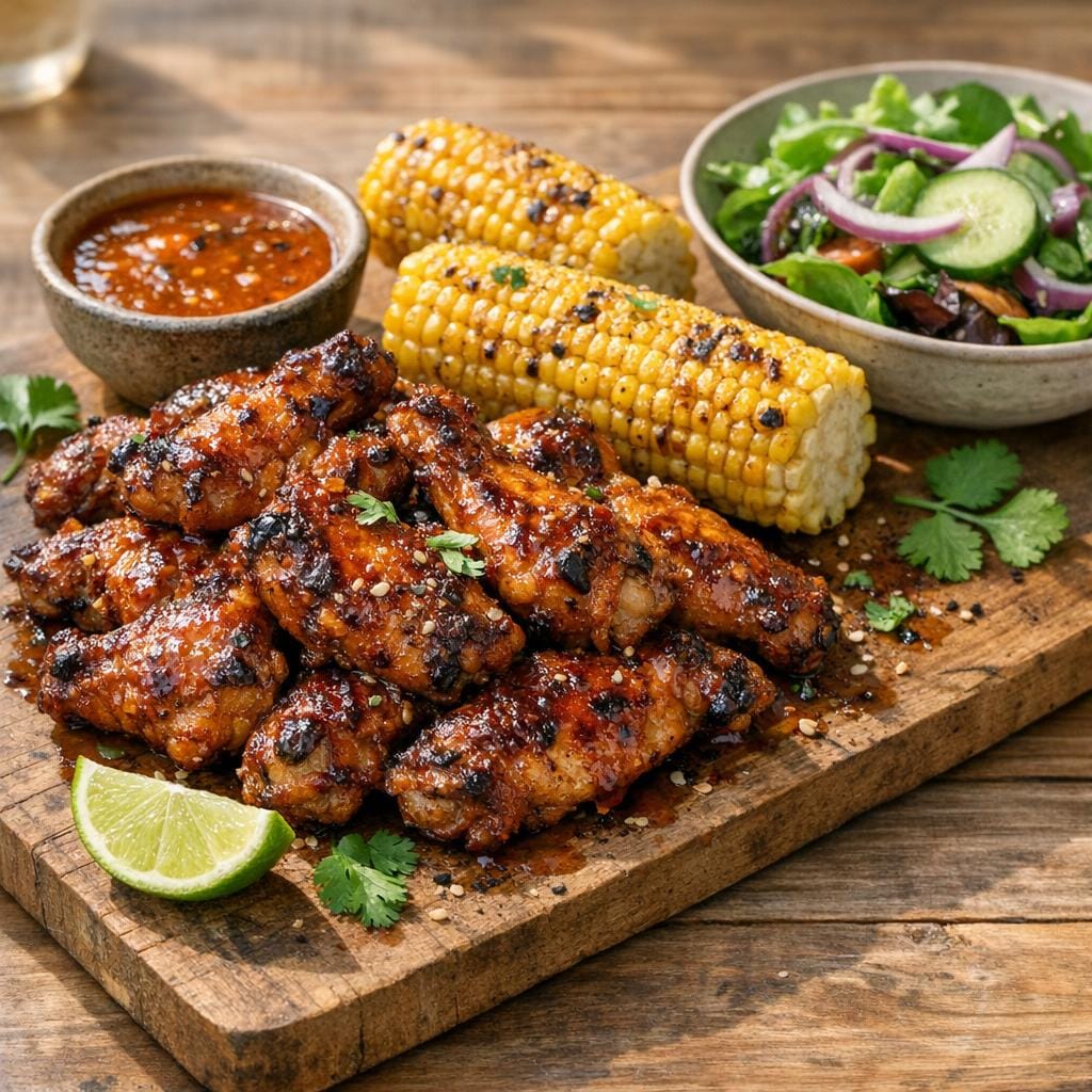 Ailes de poulet laquées