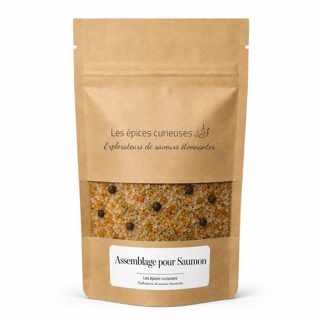 Assemblage pour Saumon - Packaging - Les Épices Curieuses