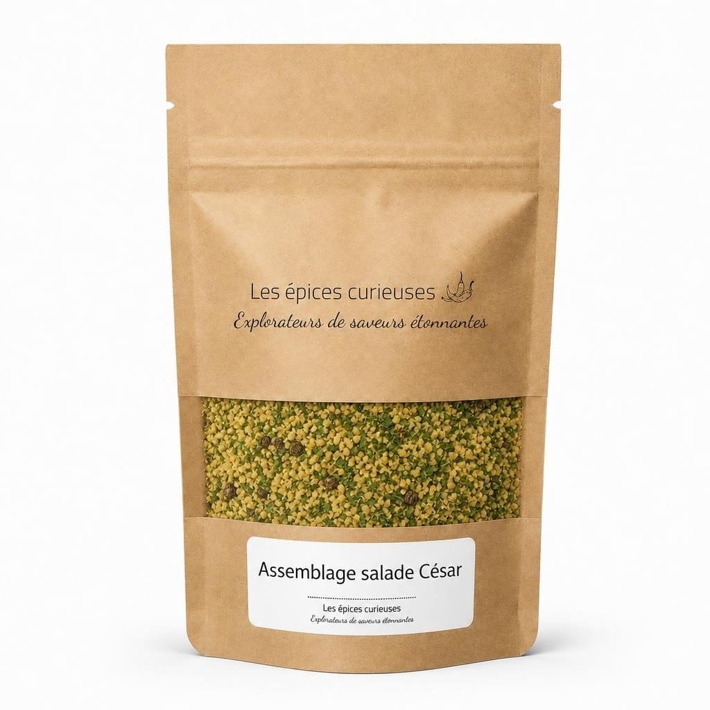 Assemblage salade César - Packaging - Les Épices Curieuses