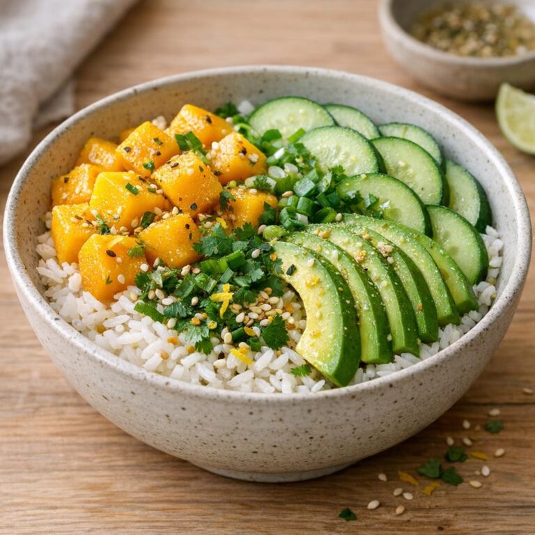 avocat mangue yuzu