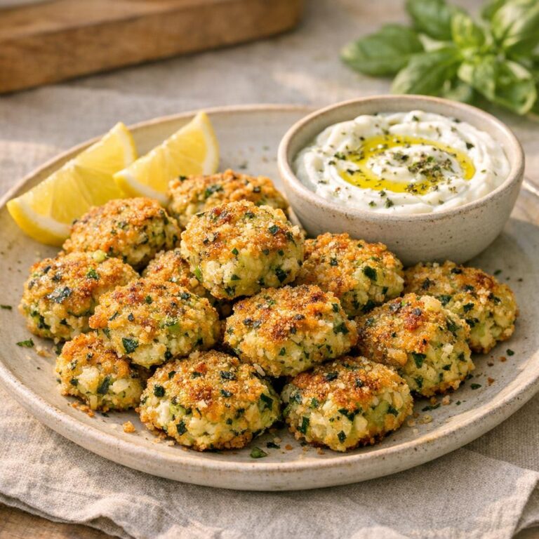 bouchées courgette feta