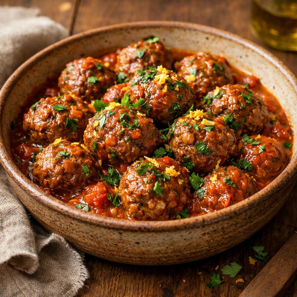 Boulettes bœuf méditerranéennes