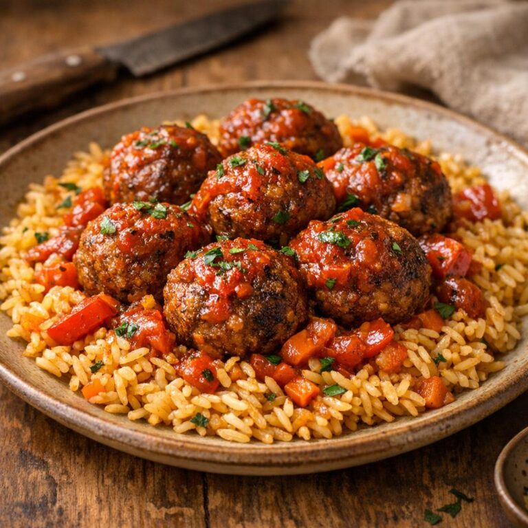 Boulettes épicées à la paella
