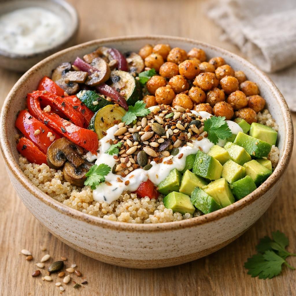 Bowl quinoa graines gourmandes