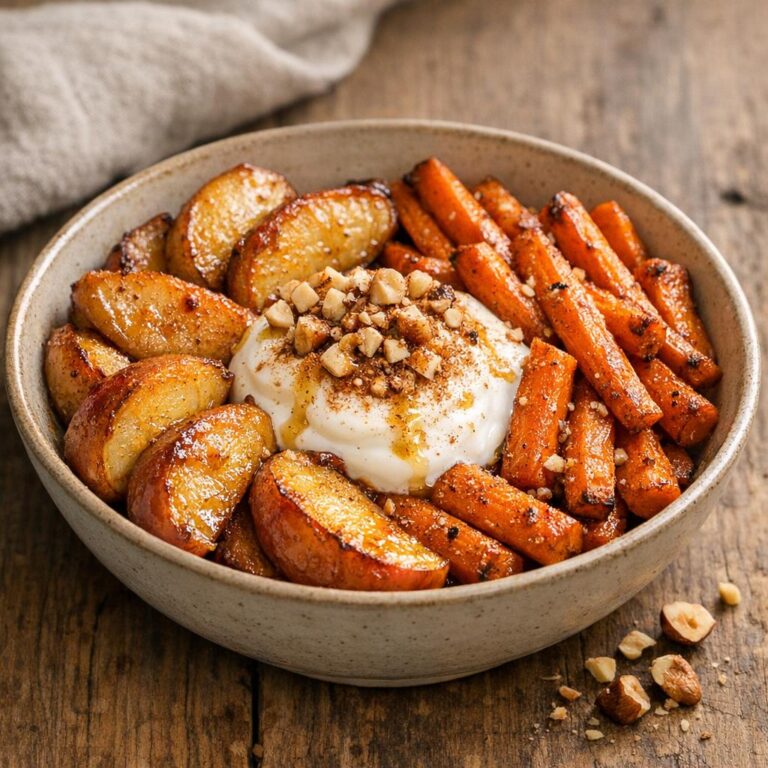 pommes rôties au sucre de coco