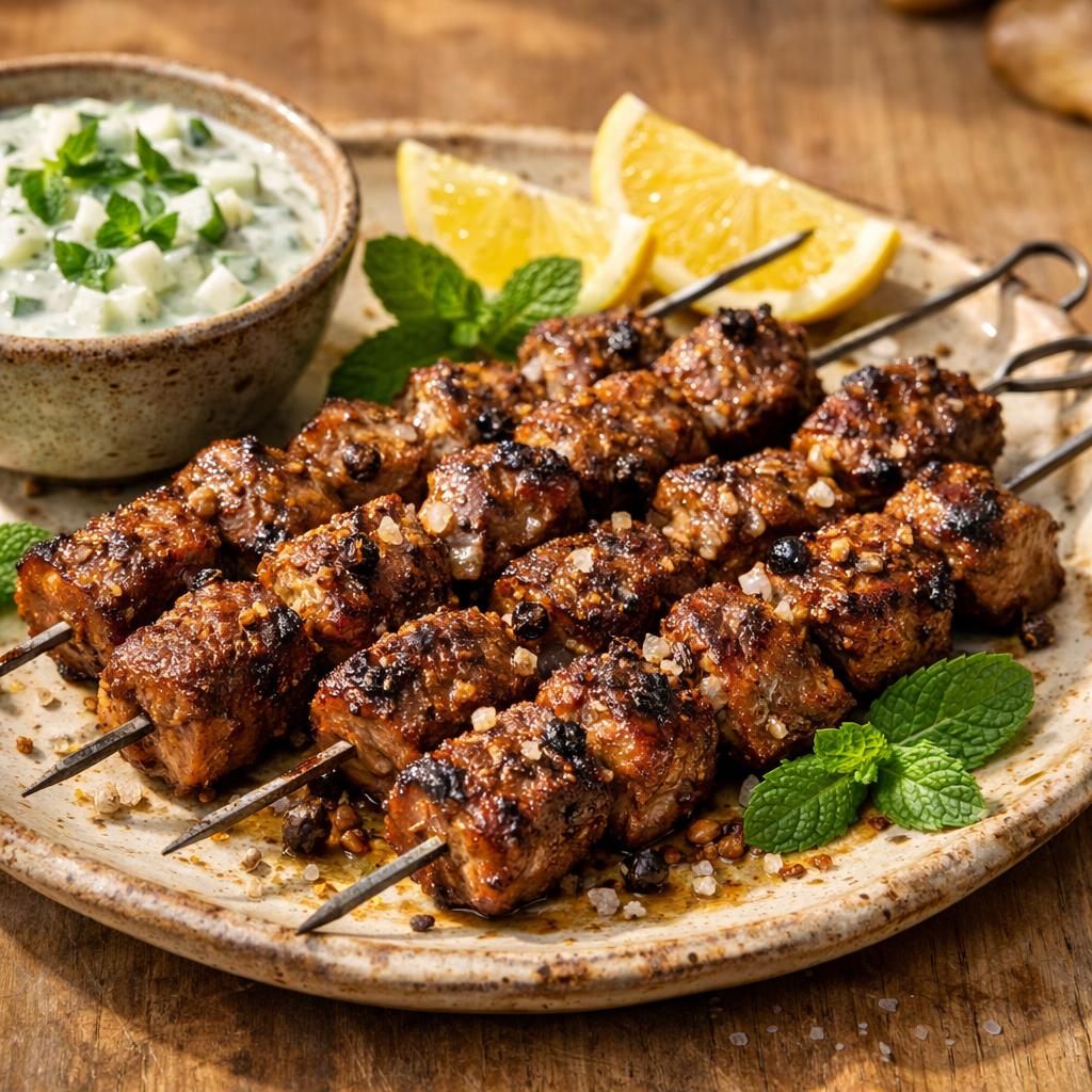 brochettes d'agneau