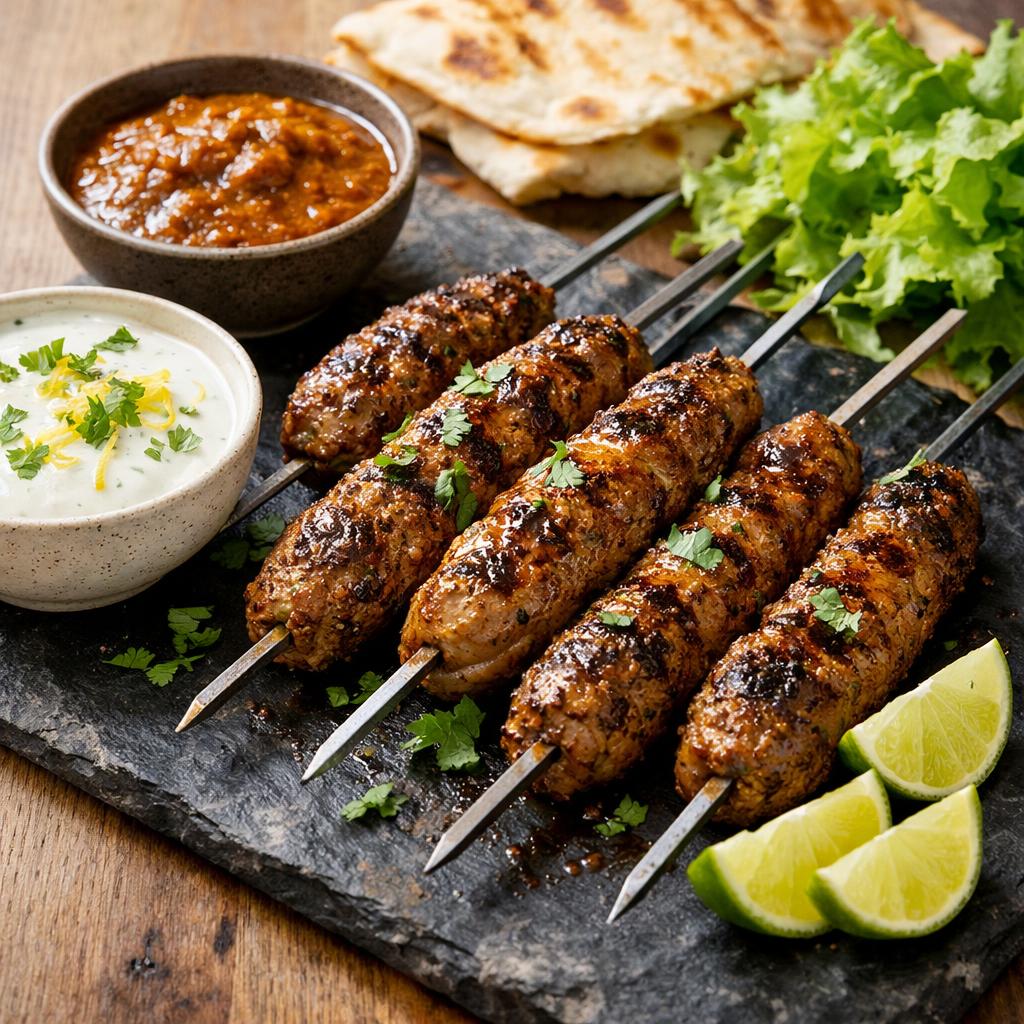 brochettes d'agneau kofta