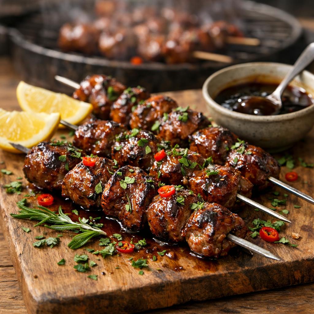 Brochettes d'agneau Torride