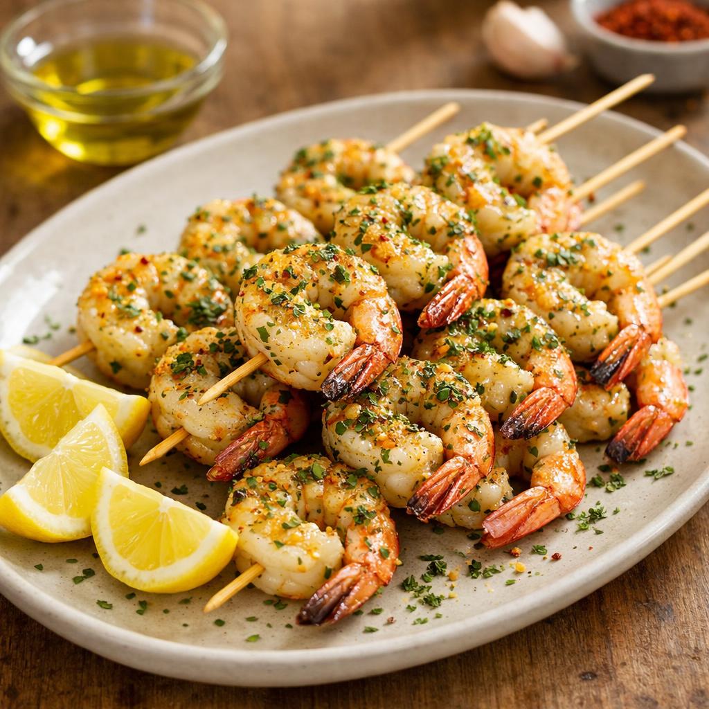 gambas marinées