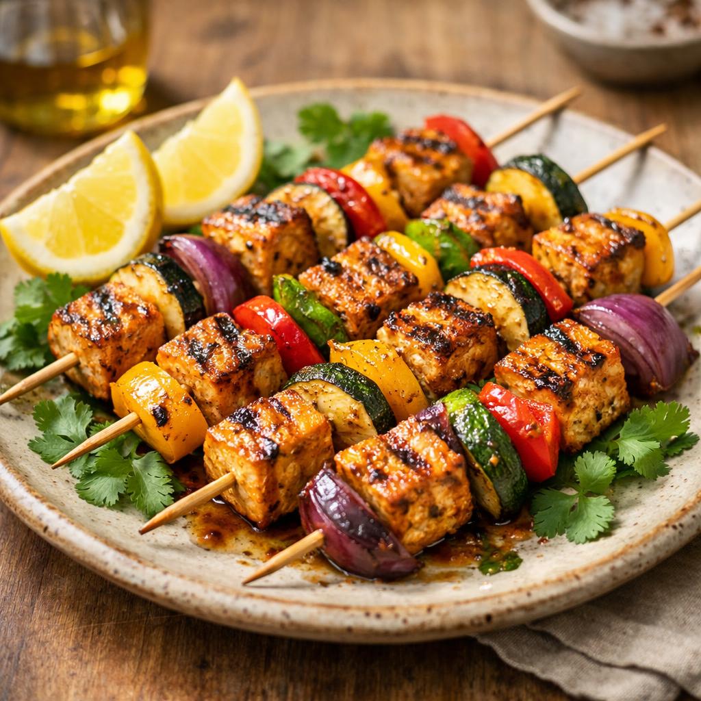 tofu mariné au piment