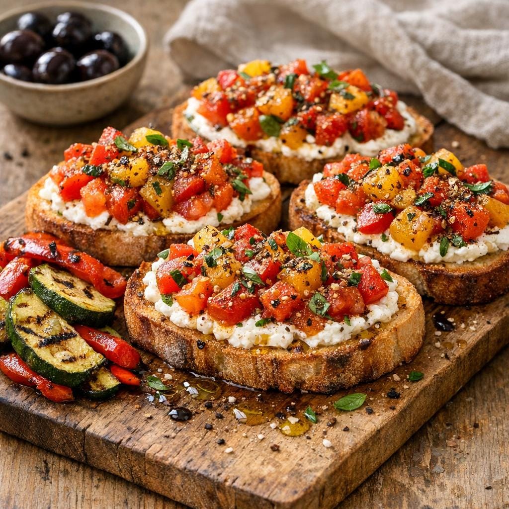 Bruschetta méditerranéenne