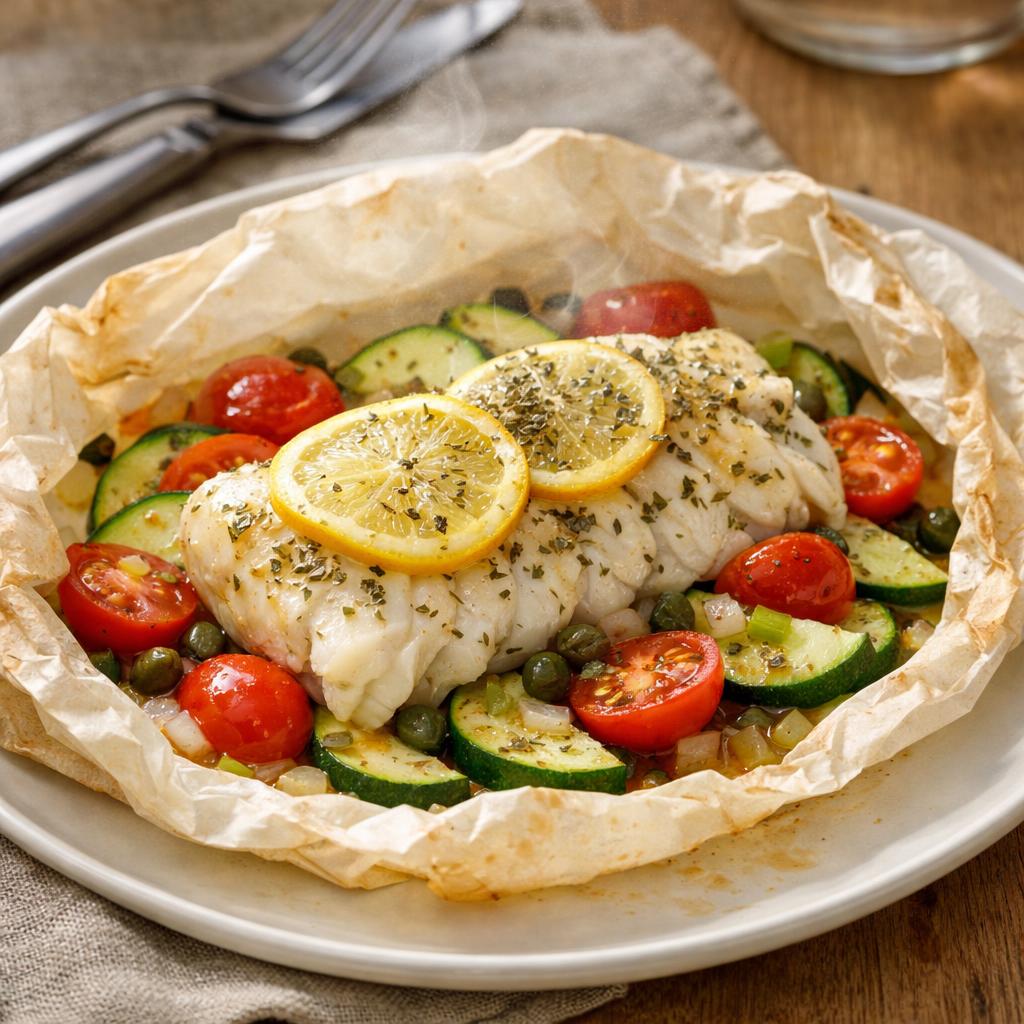 Cabillaud en papillote