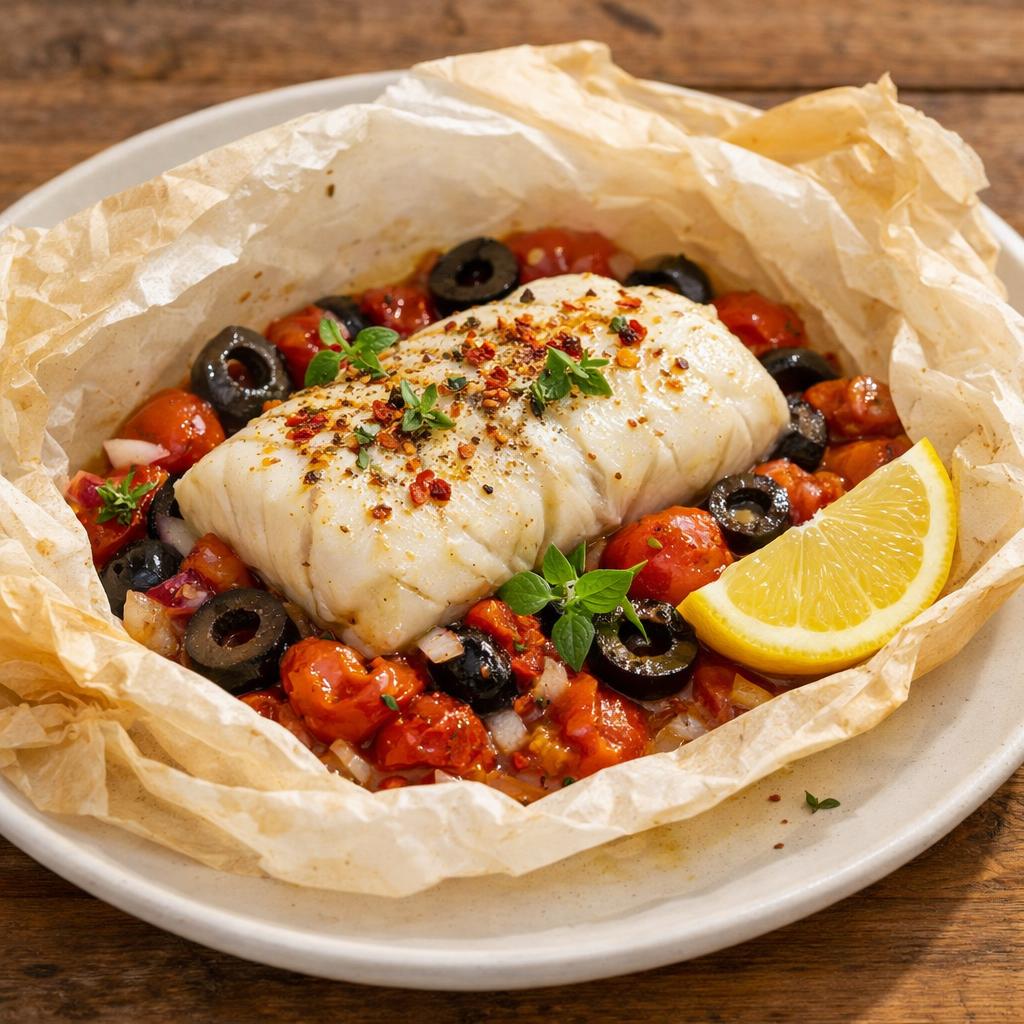 cabillaud en papillote
