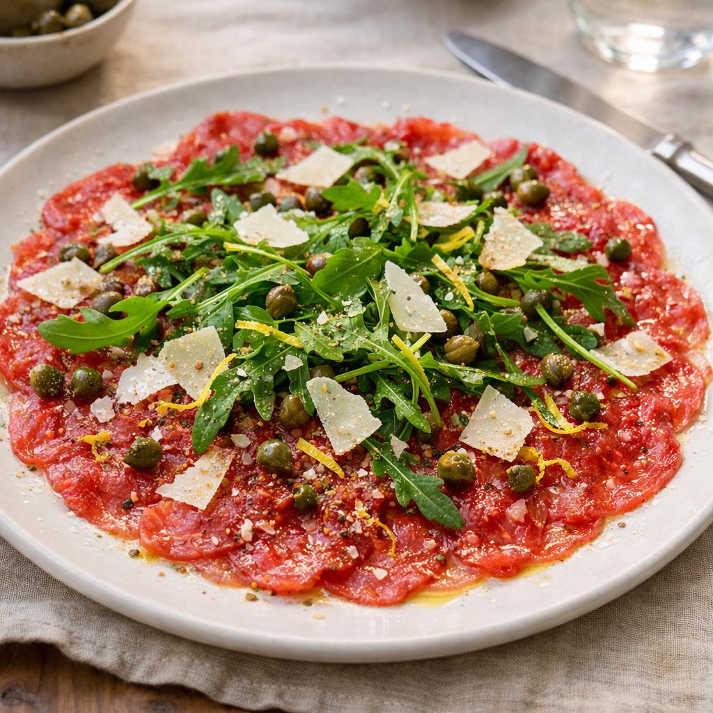 Carpaccio cajun doux