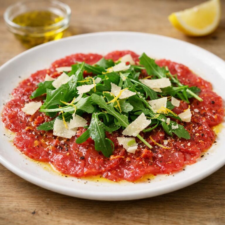 Carpaccio de bœuf