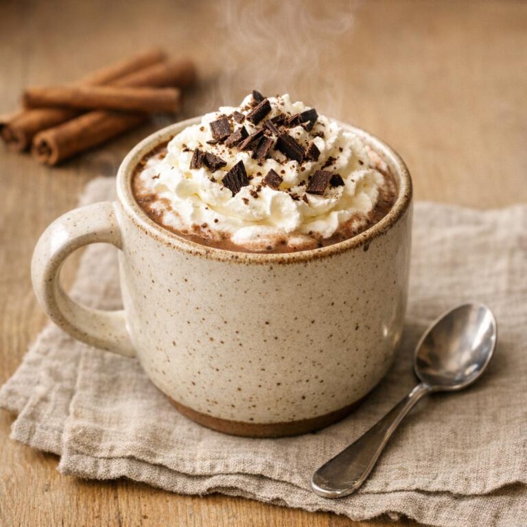 Chocolat chaud tonka