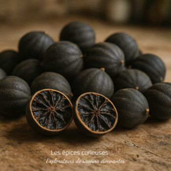 Citron noir Loomi entier - Les Épices Curieuses