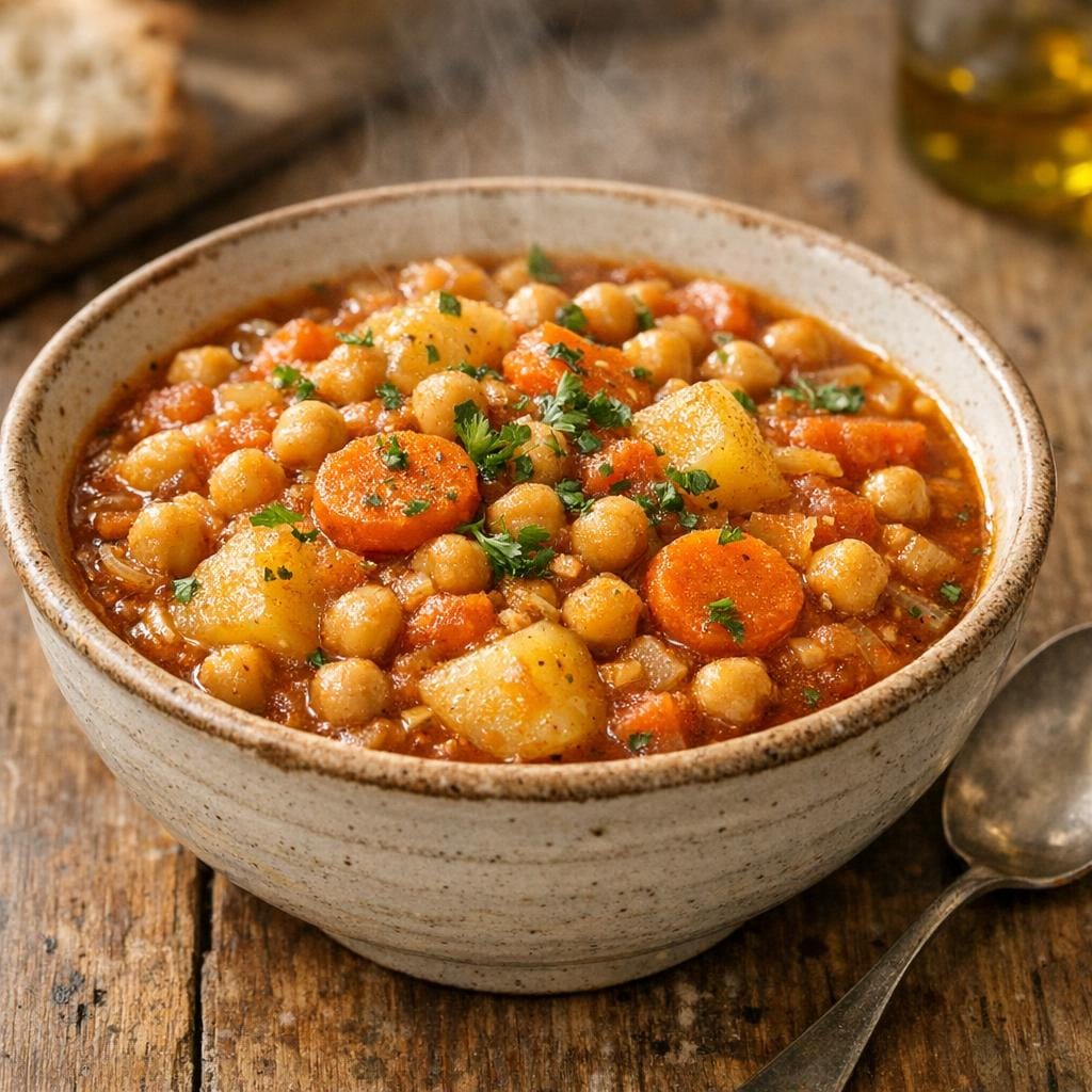 Cocotte végétarienne hivernale aux pois chiches avec Cocotte d'hiver