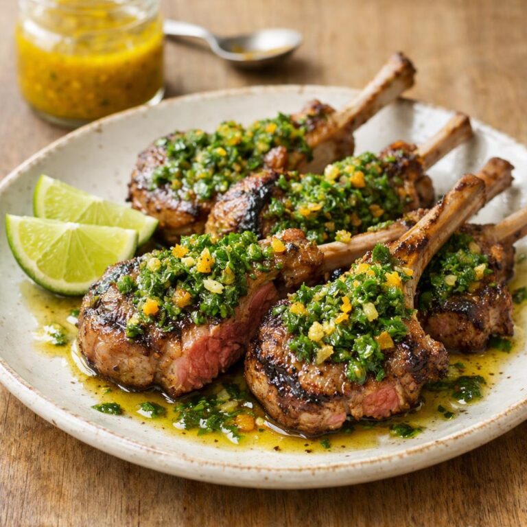 Côtelettes d'agneau gremolata