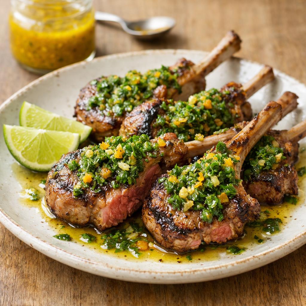 Côtelettes d'agneau gremolata