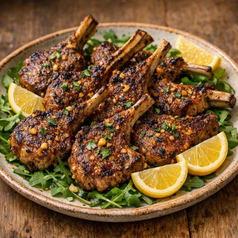 Côtelettes d'agneau marinées