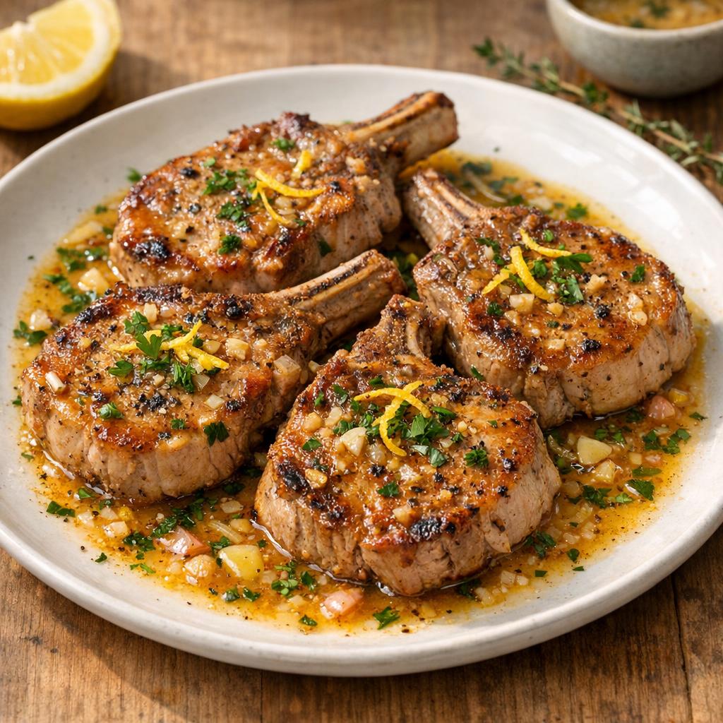 Côtelettes de veau sautées