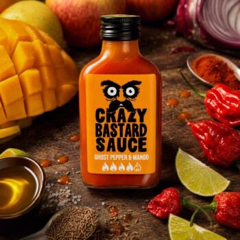 Crazy Bastard Sauce Piquante - Poivre Fantôme & Mangue 100ml - Les Épices Curieuses