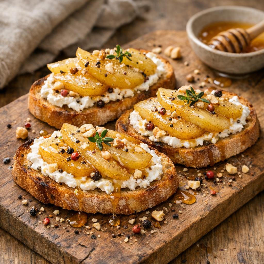 Crostini de chèvre