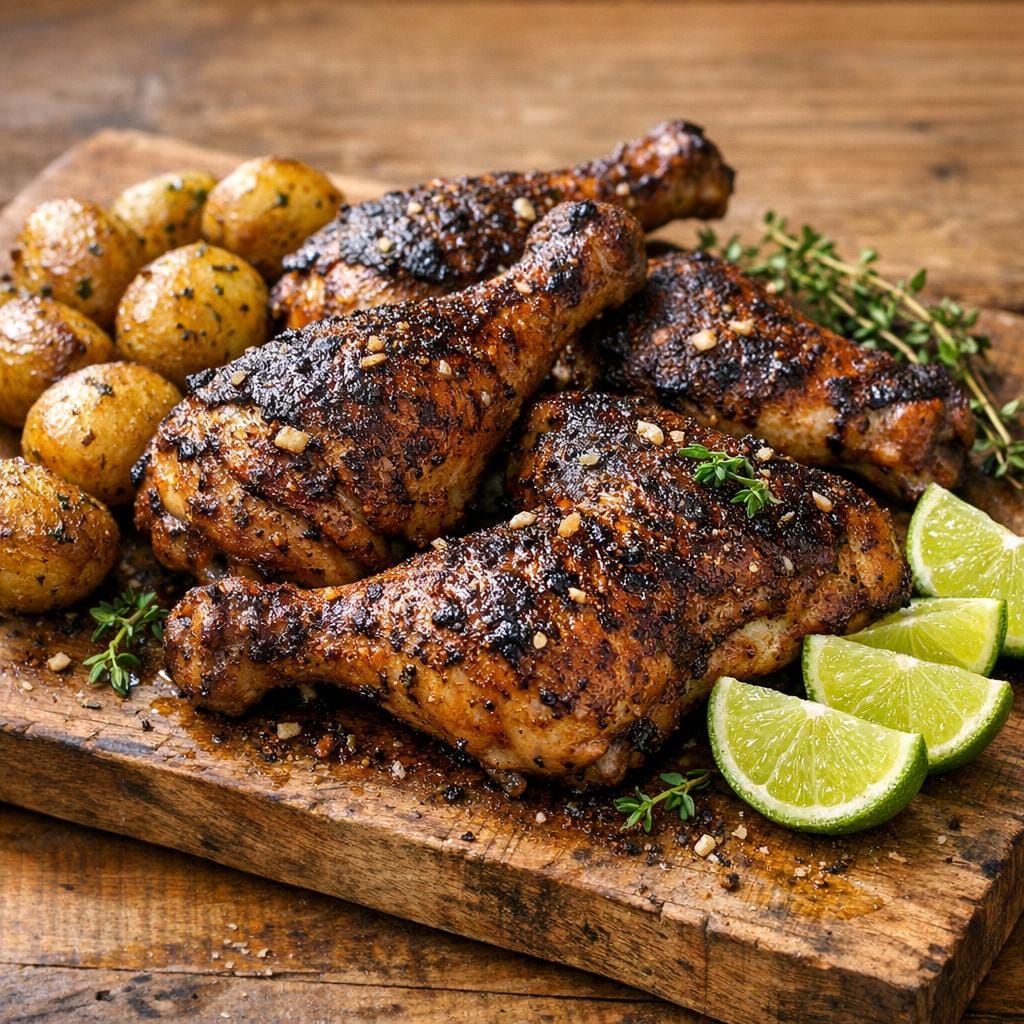 Cuisses de poulet Braise Noire