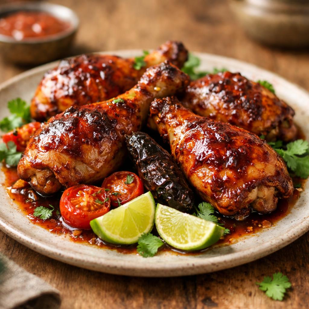 poulet chipotle fumé